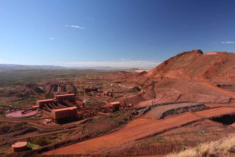 Remote mining camps site