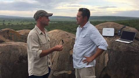 Serengeti Broadband Global Area Network (BGAN) Streaming project