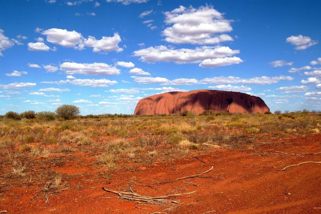 Photo of Australian outback to illustrate a block on radio communication
