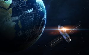 Satellite in space to illustrate advancements in satellite connectivity