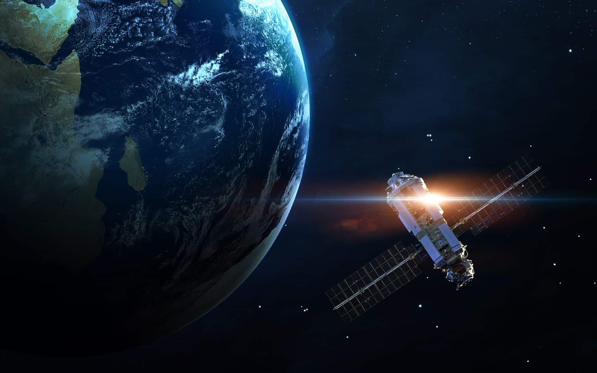 Satellite in space to illustrate advancements in satellite connectivity
