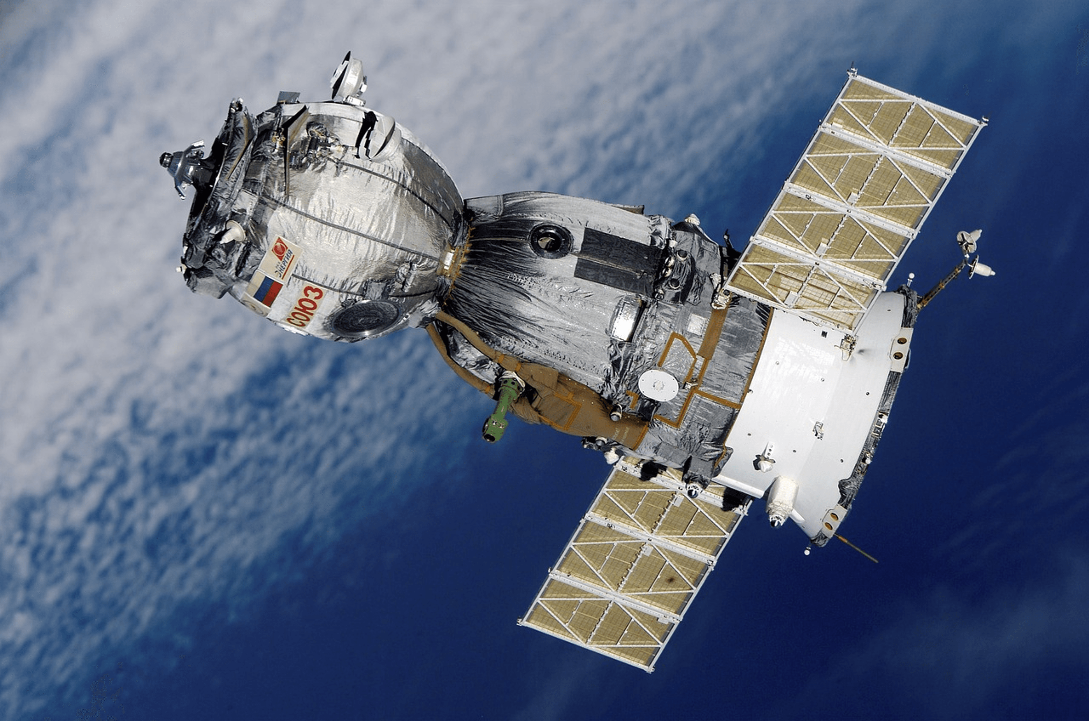 satellite in action
