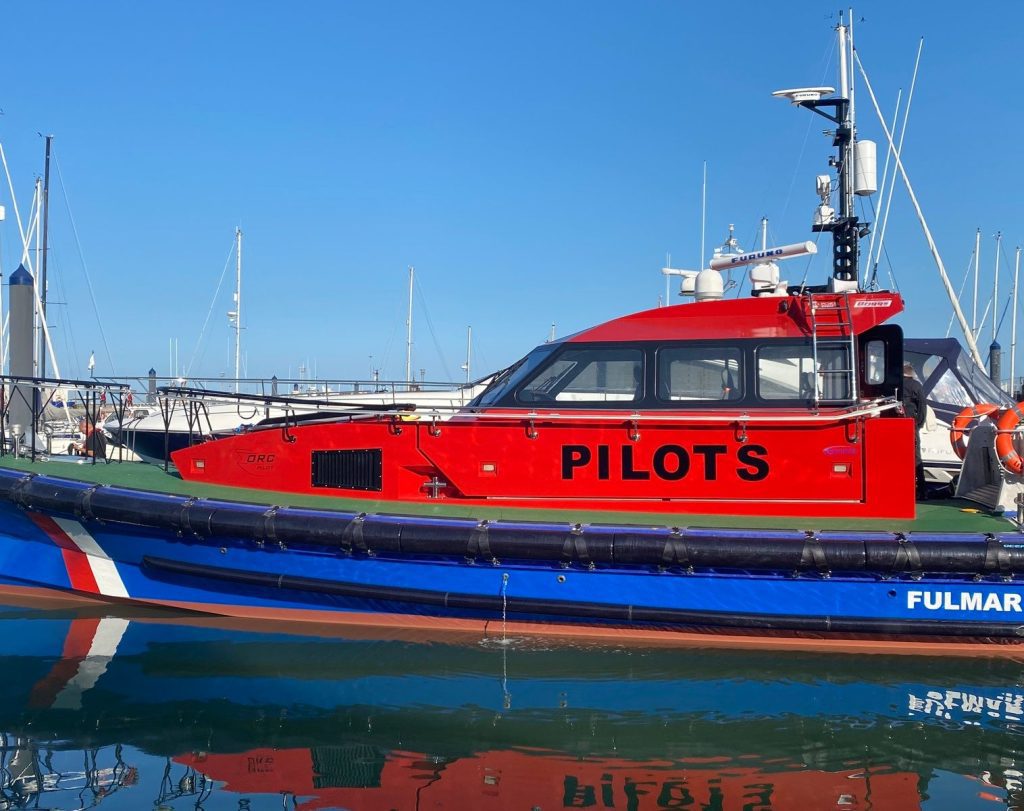 Red PILOTS boat to illustrate how remote asset management software reduced fuel costs