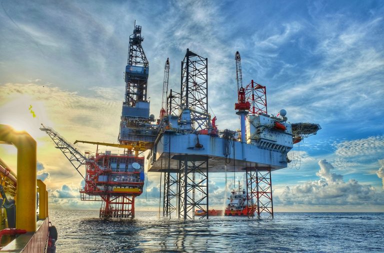 Plataforma petrolífera en alta mar